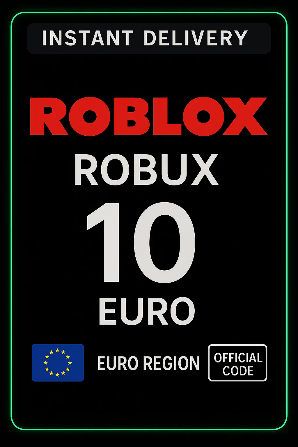 Karta gry Roblox 10 euro (UE) Karta gry Roblox 10 euro (UE)