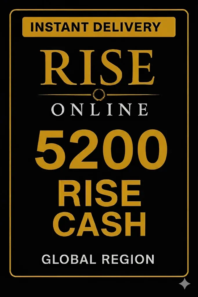 Rise Online - 5200 Rise Cash Rise Online - 5200 Rise Cash