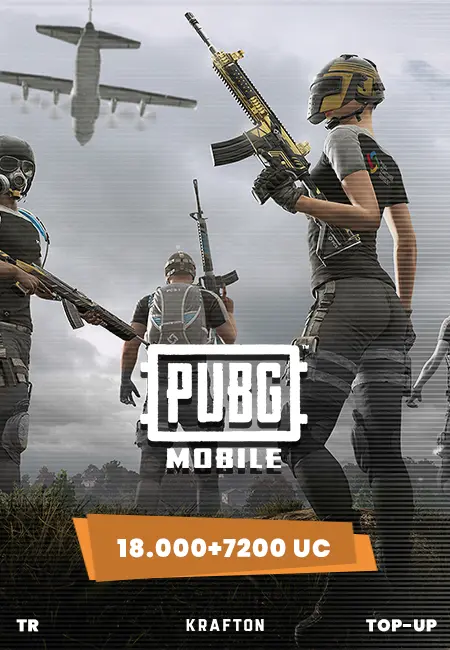 PUBG Mobile - 18000+7200 UC Top-Up (Turkey)