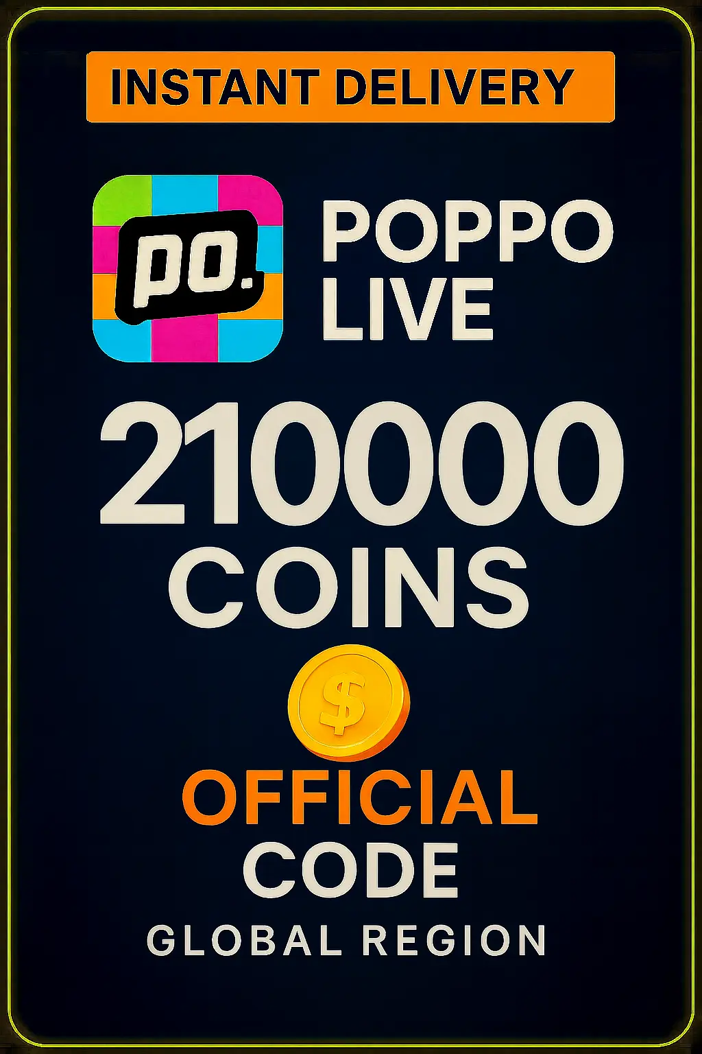 Poppo Live - 210000 Pièces Poppo Live - 210000 Pièces