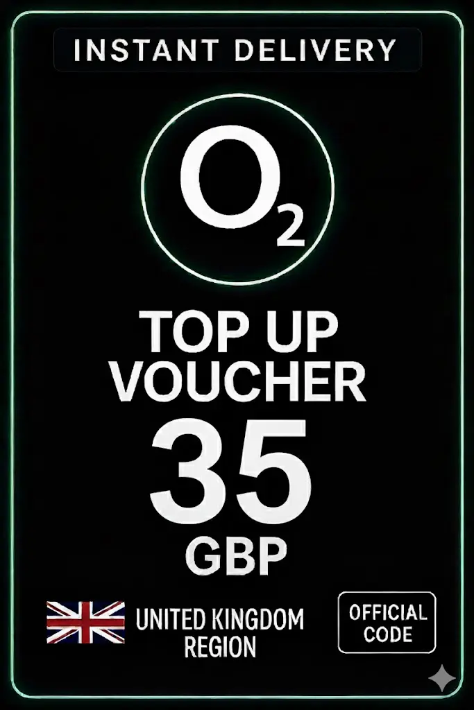 O2 Top-Up Voucher - 35 GBP O2 Top-Up Voucher - 35 GBP
