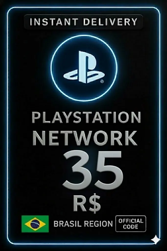 Playstation PSN Card BR - R$35 Playstation PSN Card BR - R$35