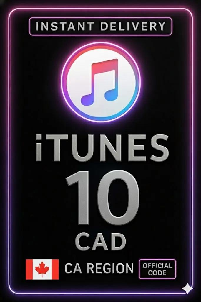 Carte-cadeau iTunes 10 CAD CA Carte-cadeau iTunes 10 CAD CA