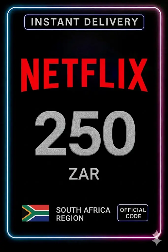 Tarjeta de regalo Netflix 250 ZAR Tarjeta de regalo Netflix 250 ZAR