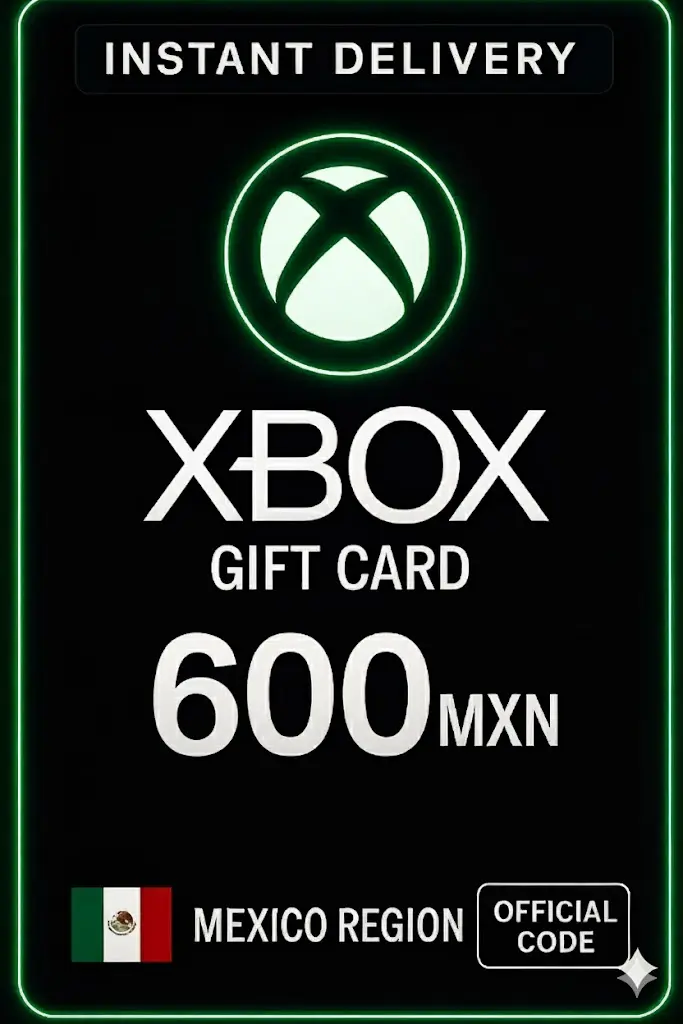 Tarjeta Regalo Xbox Live 600 MXN Wallet Tarjeta Regalo Xbox Live 600 MXN Wallet