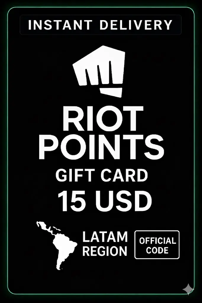 Riot Points Latam Ամերիկա - 15 ԱՄՆ դոլար Riot Points Latam Ամերիկա - 15 ԱՄՆ դոլար