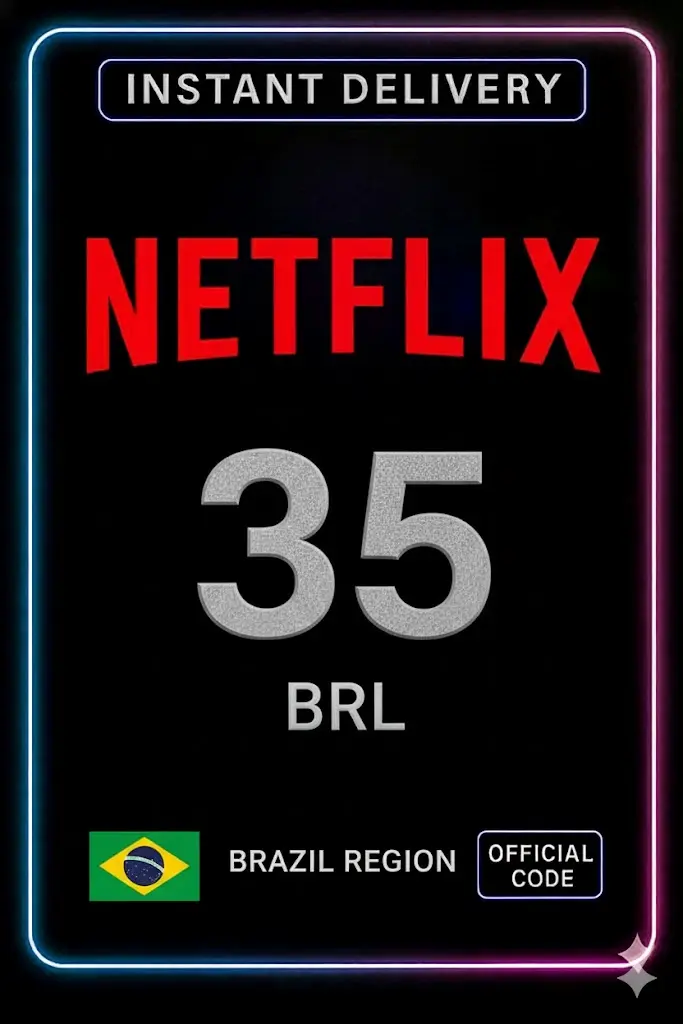 Tarjeta de Regalo de Netflix 35 BRL BR Tarjeta de Regalo de Netflix 35 BRL BR