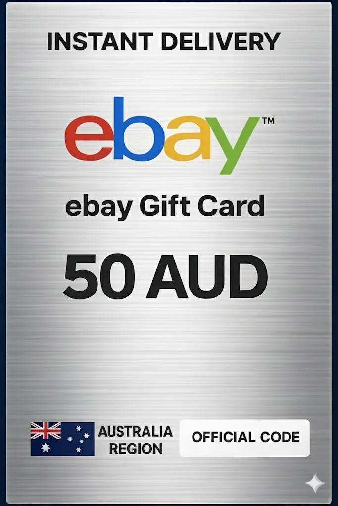 Carte Cadeau eBay 50 AUD Carte Cadeau eBay 50 AUD