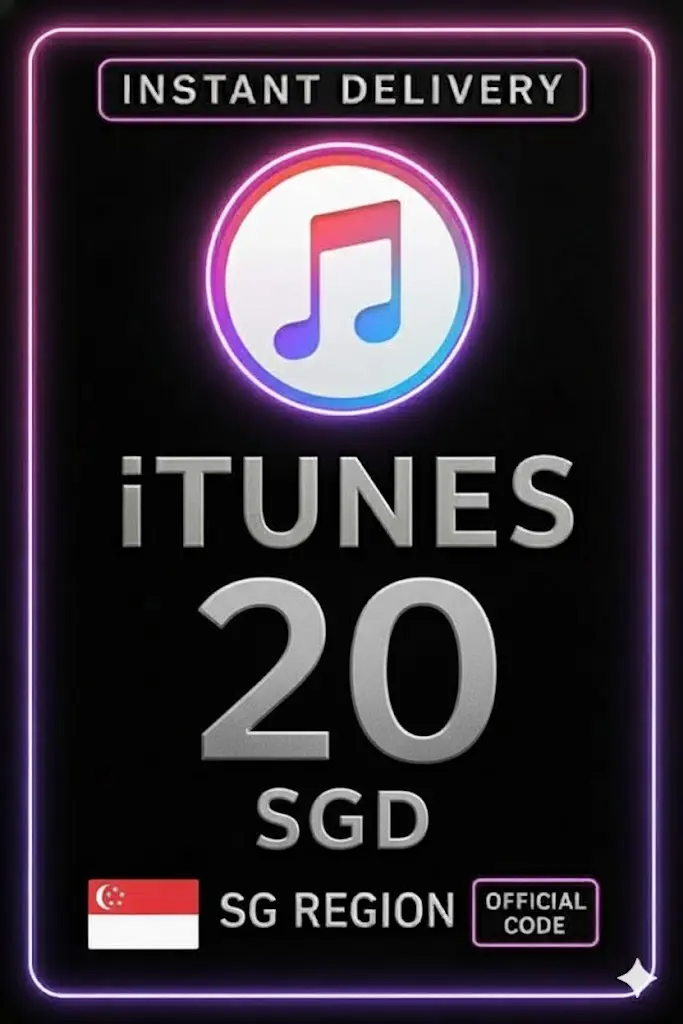 Carta regalo iTunes 20 SGD Carta regalo iTunes 20 SGD