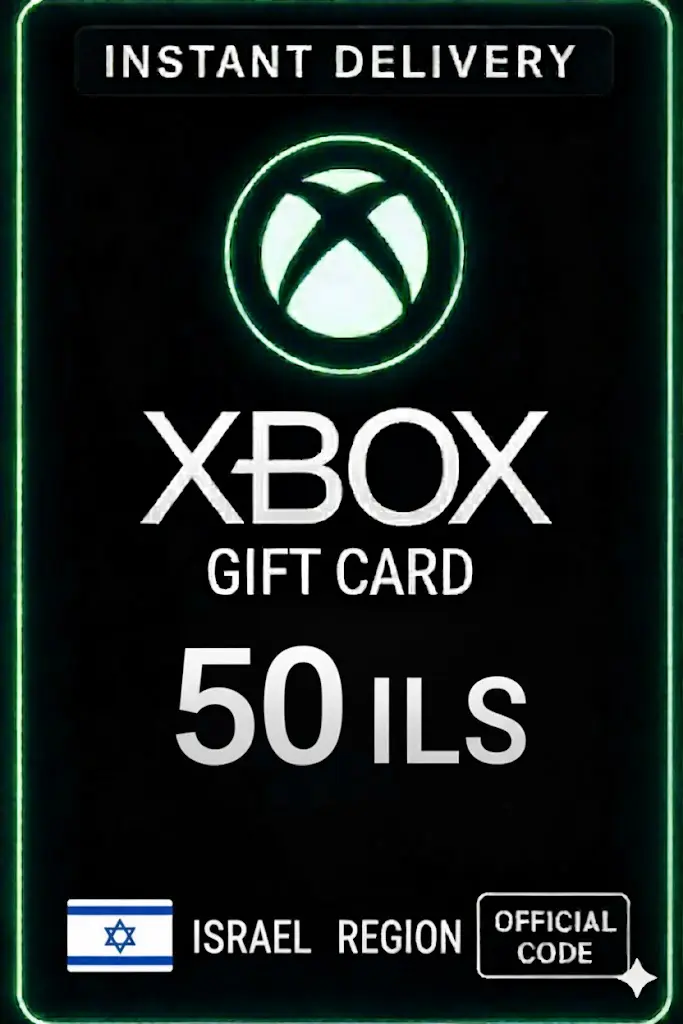 XBOX Live Card Israel - 50 ILS XBOX Live Card Israel - 50 ILS