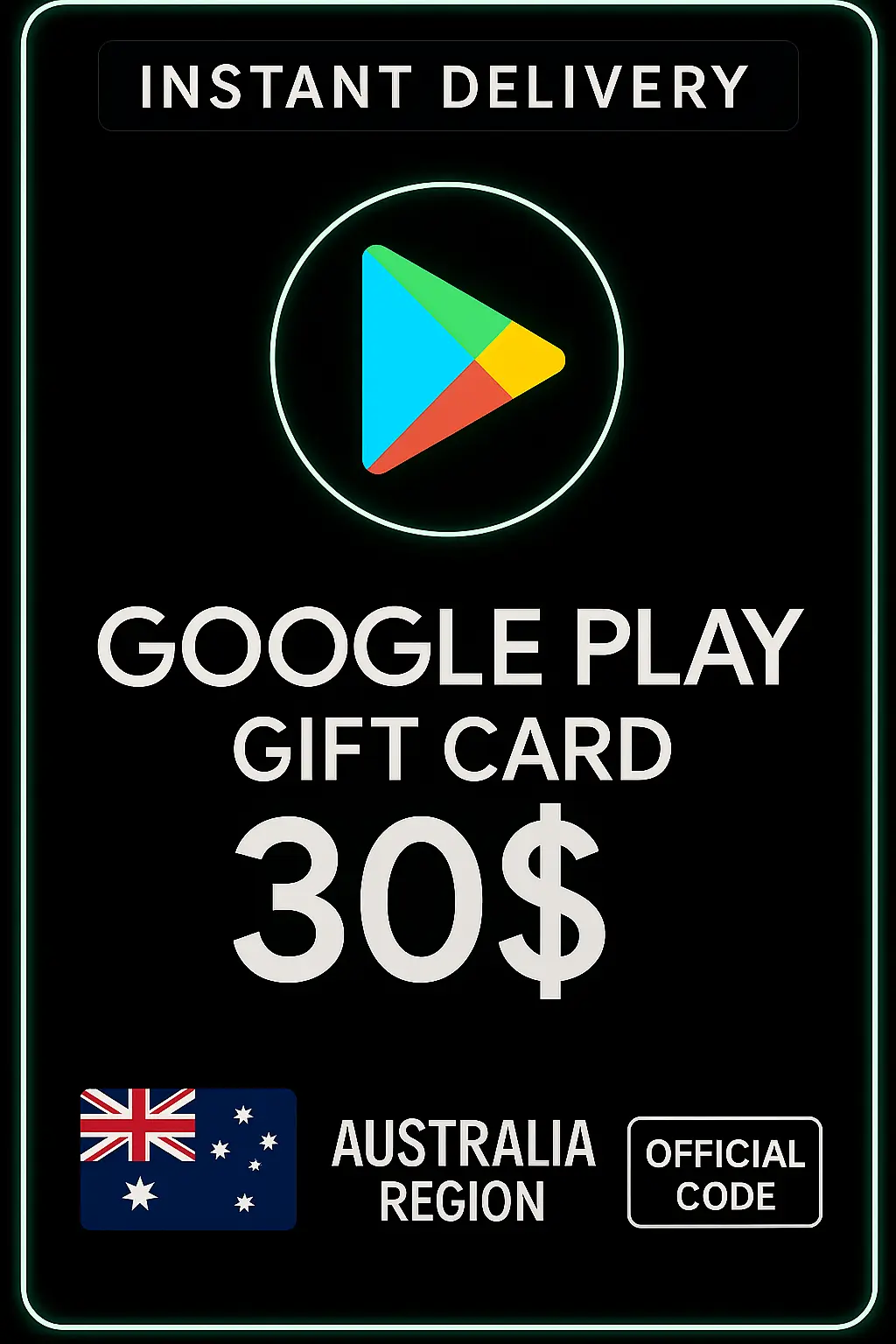 Google Play Gift Card - Australia AUD $ 30 Google Play Gift Card - Australia AUD $ 30