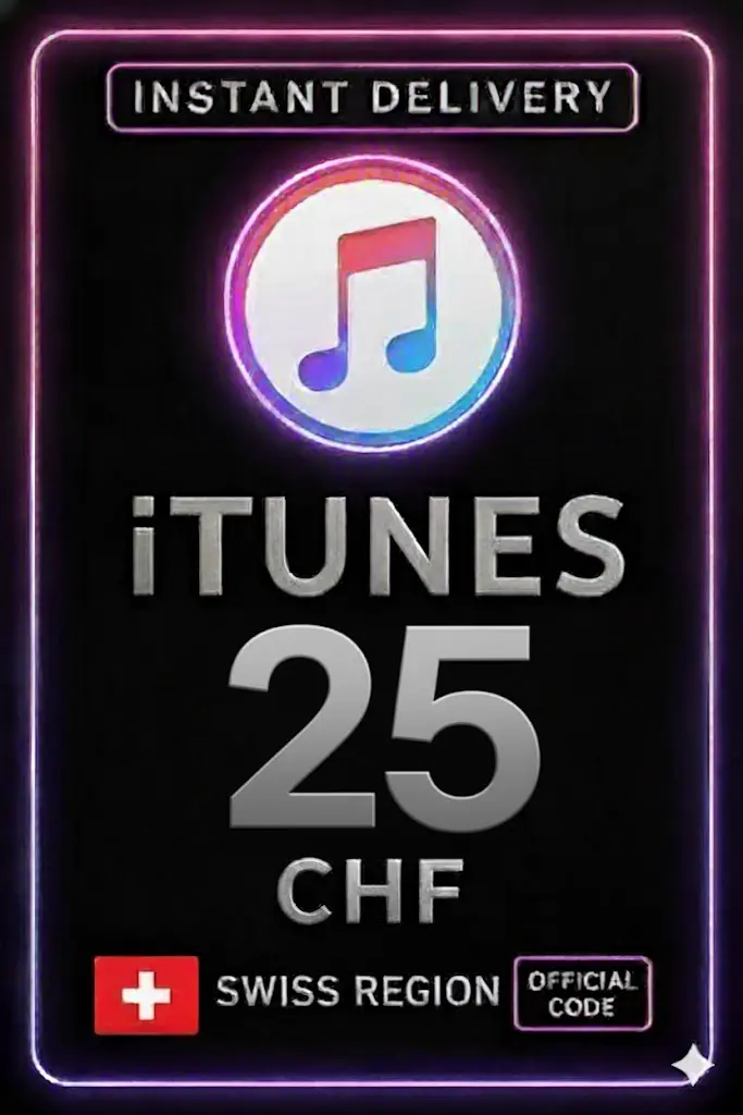 Tarjeta Regalo iTunes 25 CHF CH Tarjeta Regalo iTunes 25 CHF CH