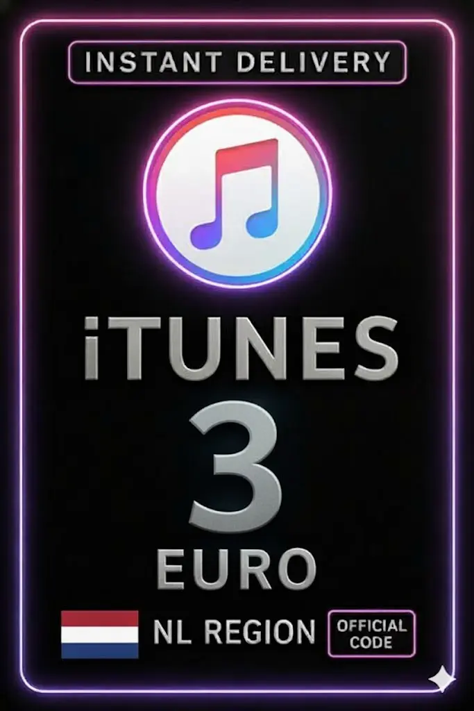 iTunes Gift Card 3 EUR NL iTunes Gift Card 3 EUR NL