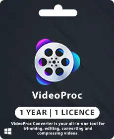 VideoProc Converter | Windows AI Version | Lifetime | 1 computer VideoProc Converter | Windows AI Version | Lifetime | 1 computer