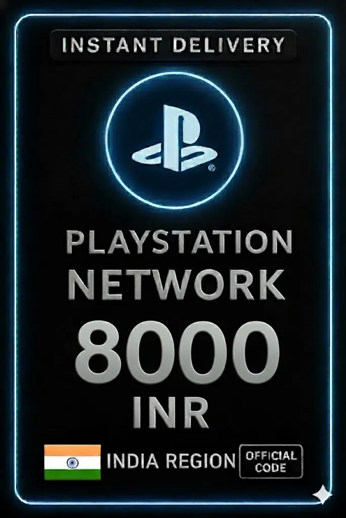 Tarjeta PSN India - 8000 INR Tarjeta PSN India - 8000 INR
