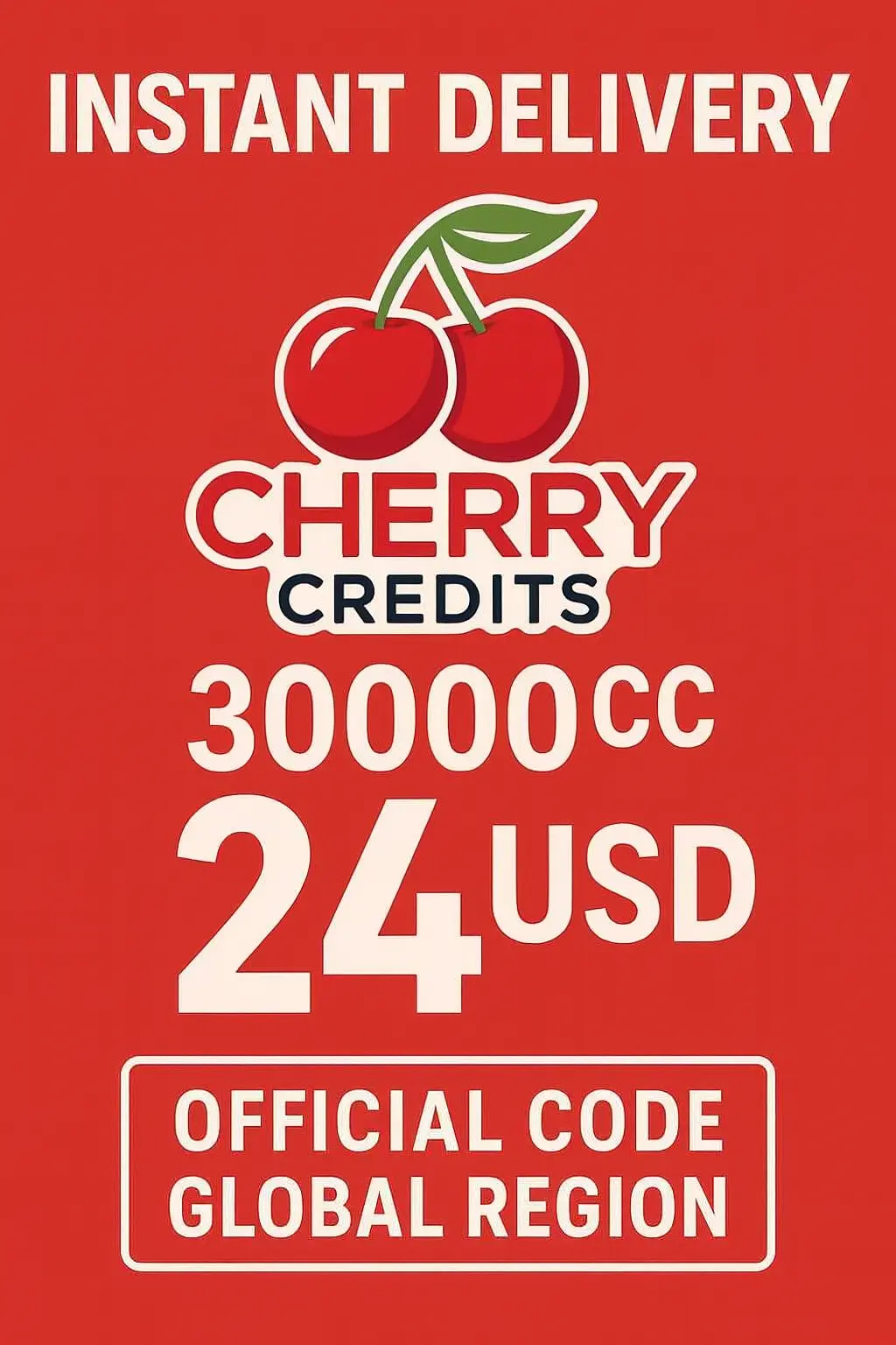 Cherry Credits 30.000 CC - $24 Cherry Credits 30.000 CC - $24