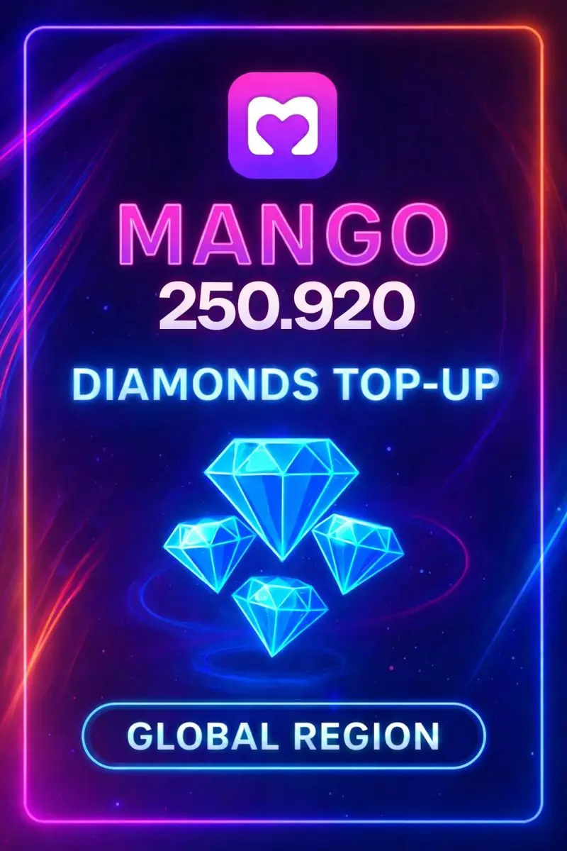 Mango Live - 250.920 Diamonds Top-Up (Global) Mango Live - 250.920 Diamonds Top-Up (Global)