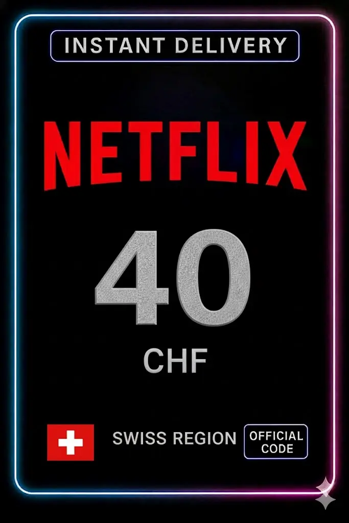 Netflix Gift Card 40 CHF Netflix Gift Card 40 CHF