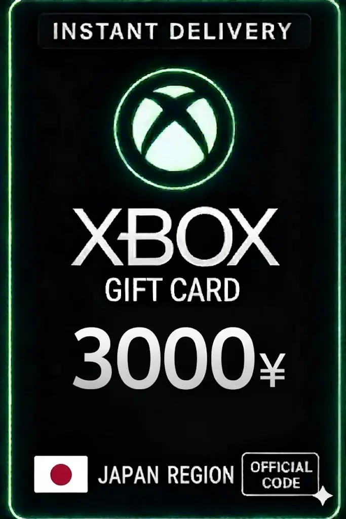 การ์ดของขวัญ Xbox Live 3000 เยน การ์ดของขวัญ Xbox Live 3000 เยน