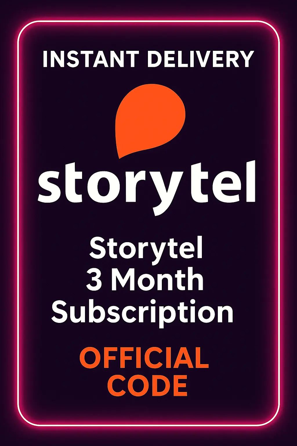 Storytel 3 kuukauden tilaus | Jordan - (Levant) Storytel 3 kuukauden tilaus | Jordan - (Levant)