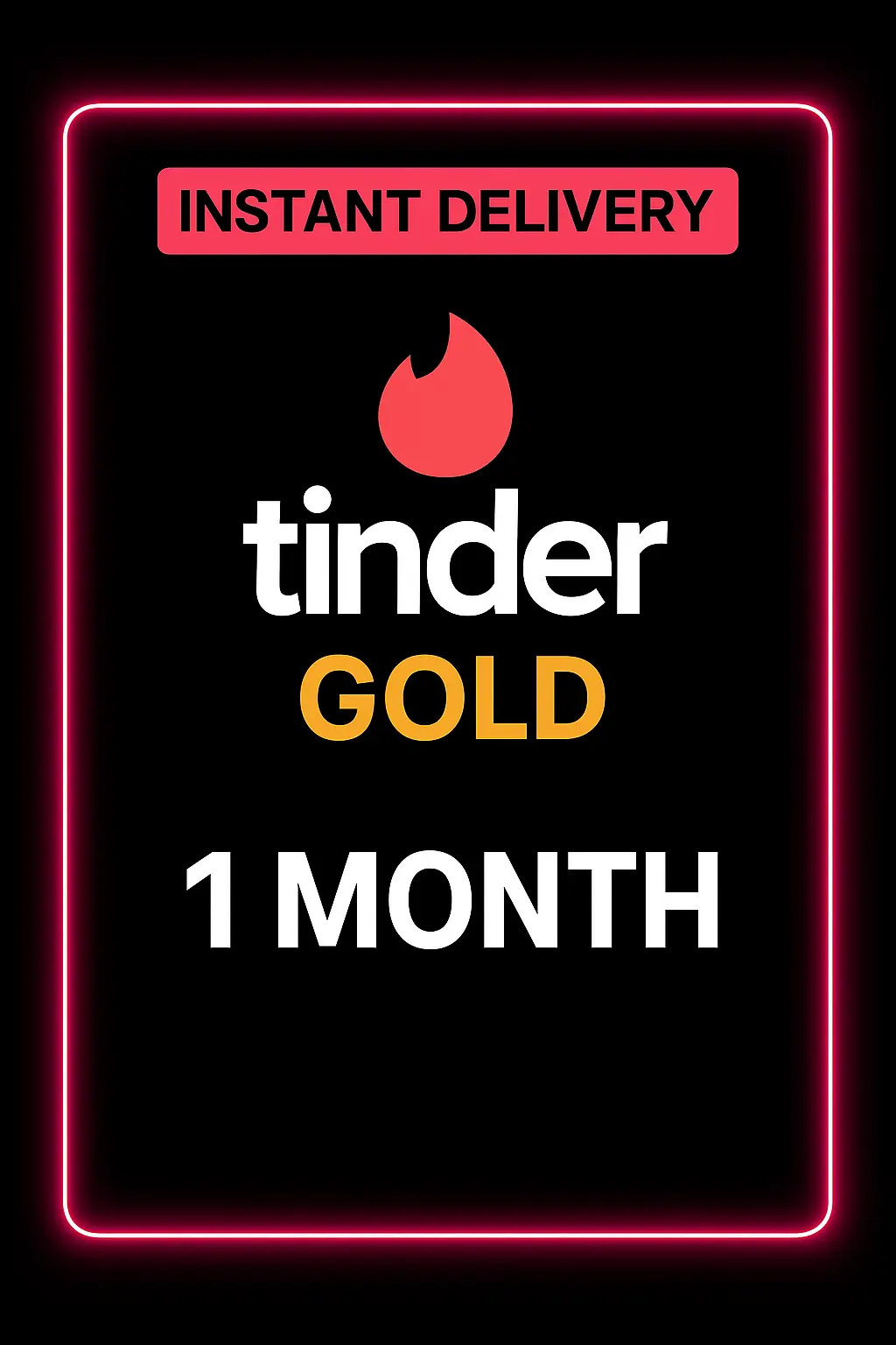 Tinder Gold Code - 1 Month Tinder Gold Code - 1 Month