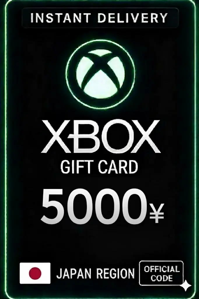 บัตรของขวัญ Xbox Live มูลค่า 5000 เยน บัตรของขวัญ Xbox Live มูลค่า 5000 เยน