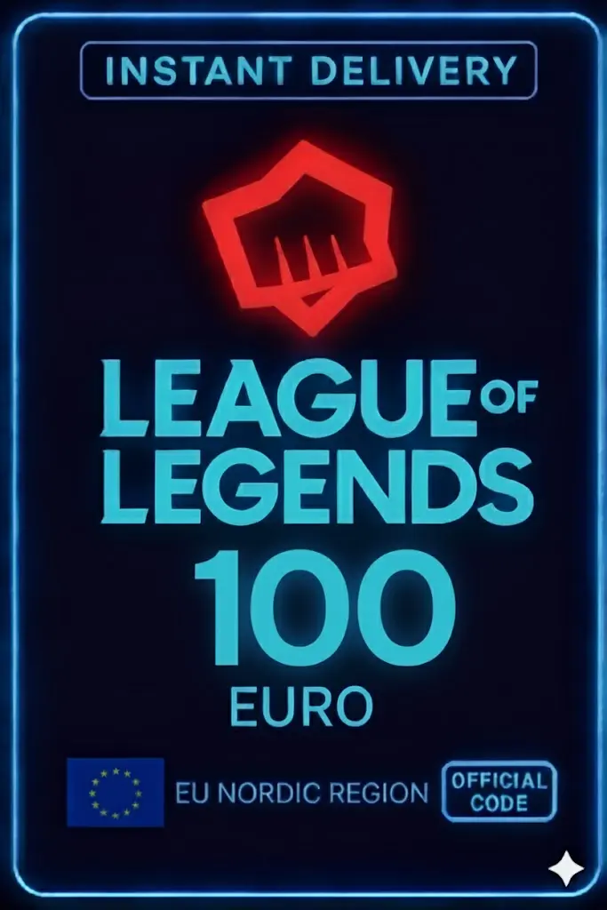 Riot Points UE NORDIC/EST 100 Euro Riot Points UE NORDIC/EST 100 Euro