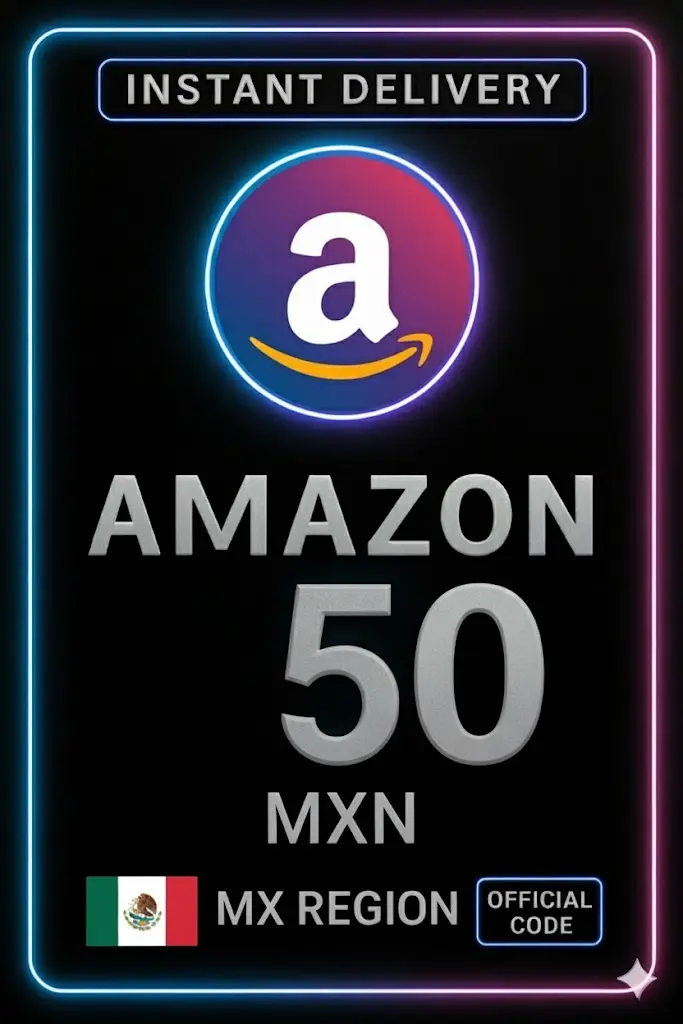 Amazon Gift Card - Mexico 50 MXN Amazon Gift Card - Mexico 50 MXN