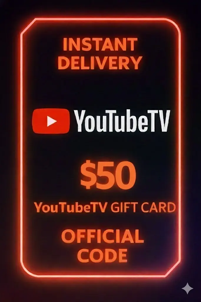 Carte cadeau YouTube TV - 50$ Carte cadeau YouTube TV - 50$