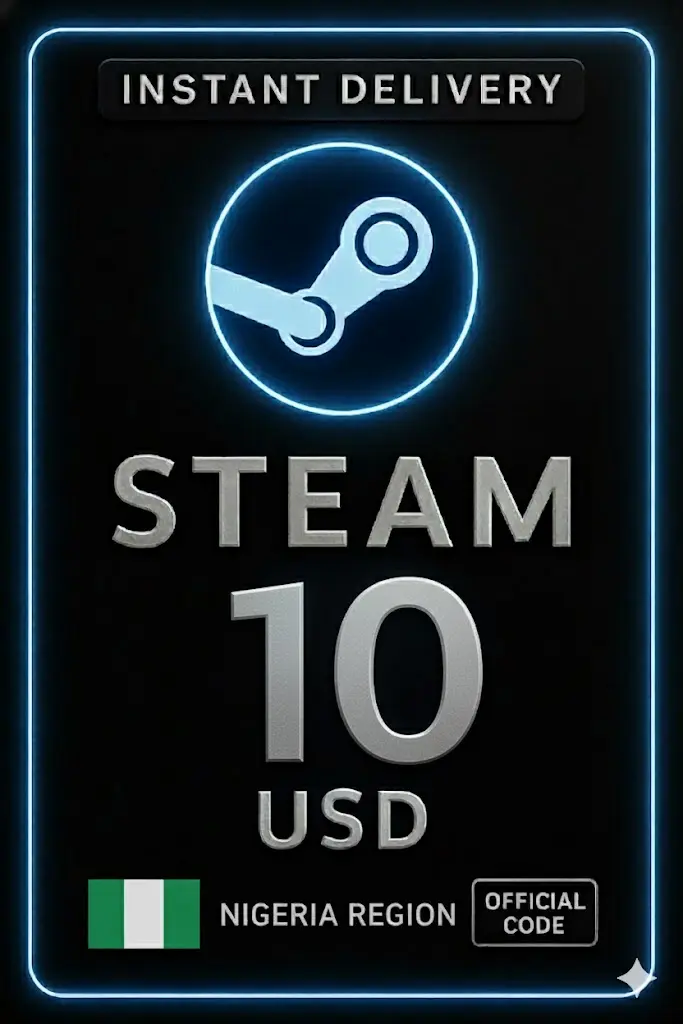 Kod do portfela Steam - 10 USD (Nigeria) Kod do portfela Steam - 10 USD (Nigeria)