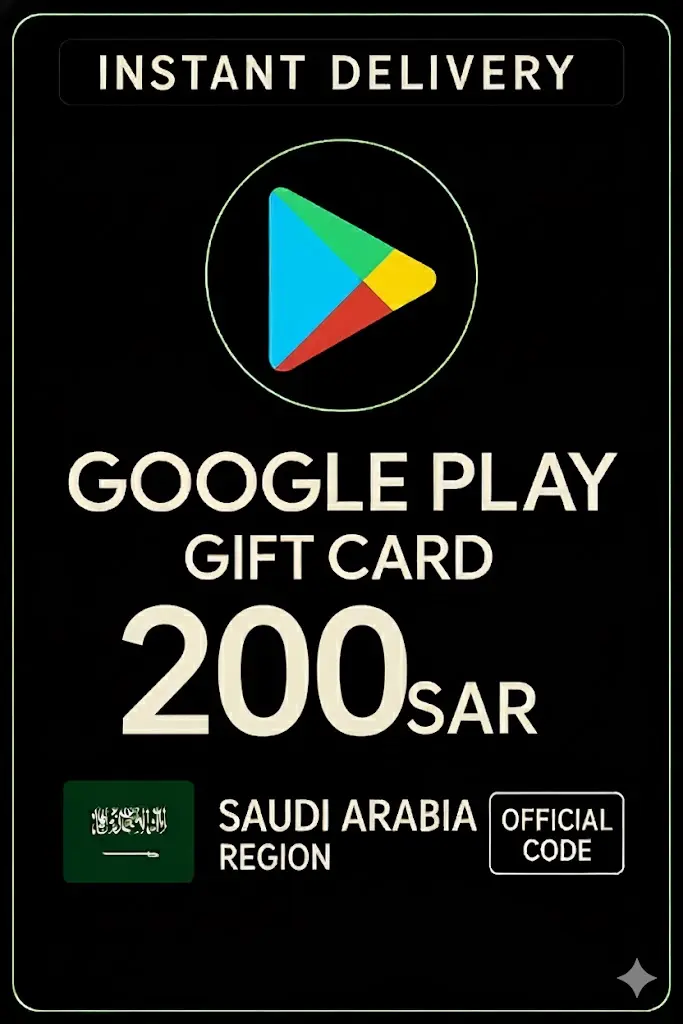 Google Play Gift Card - Saudi Arabia SAR 200 Google Play Gift Card - Saudi Arabia SAR 200