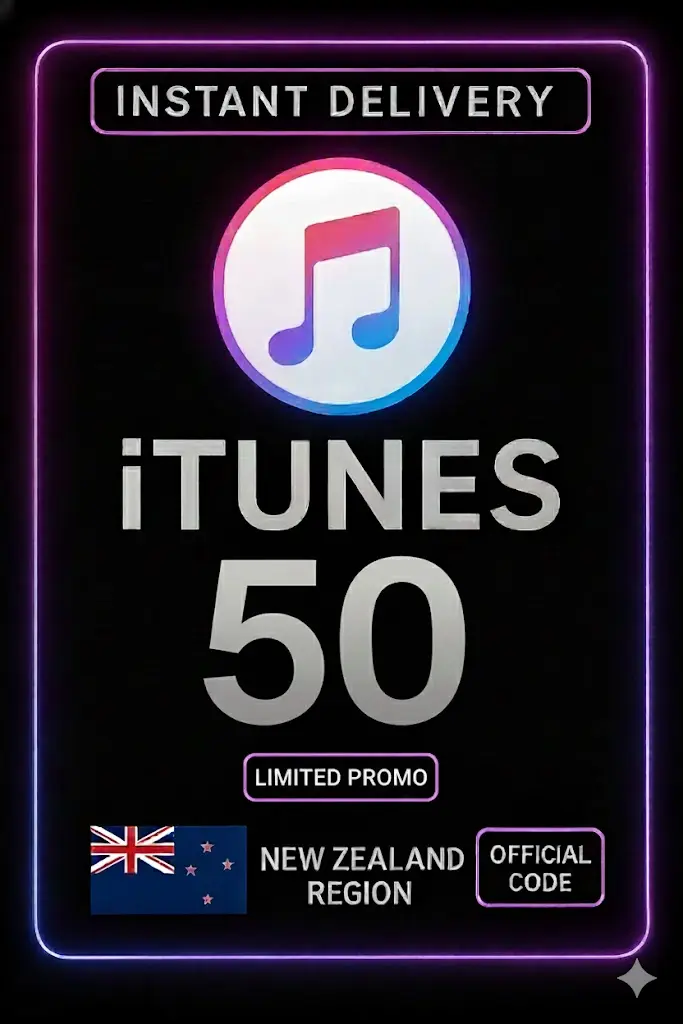 iTunes Gift Card New Zealand - 50 NZDLIMITED PROMO iTunes Gift Card New Zealand - 50 NZDLIMITED PROMO