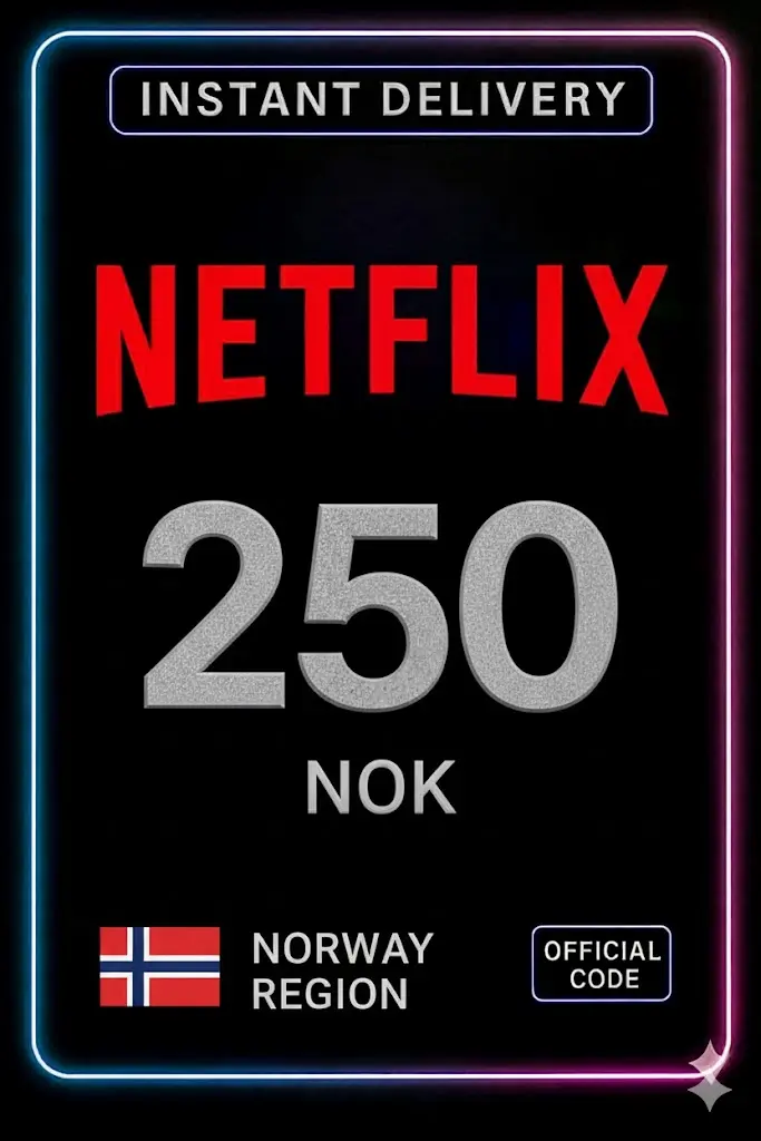 Carta Regalo Netflix 250 NOK Carta Regalo Netflix 250 NOK