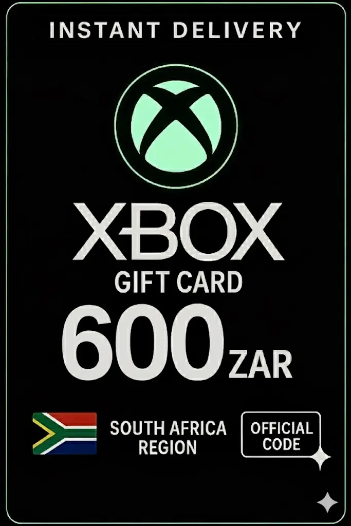Xbox Live Gift Card 600 ZAR Wallet Xbox Live Gift Card 600 ZAR Wallet