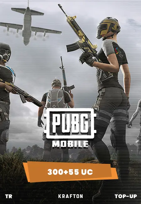 PUBG Mobile - 300+55 UC Top-Up (Turkey)