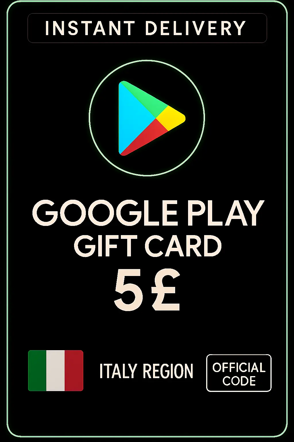 Gift Card Google Play - Italia 5 € (IT) Gift Card Google Play - Italia 5 € (IT)