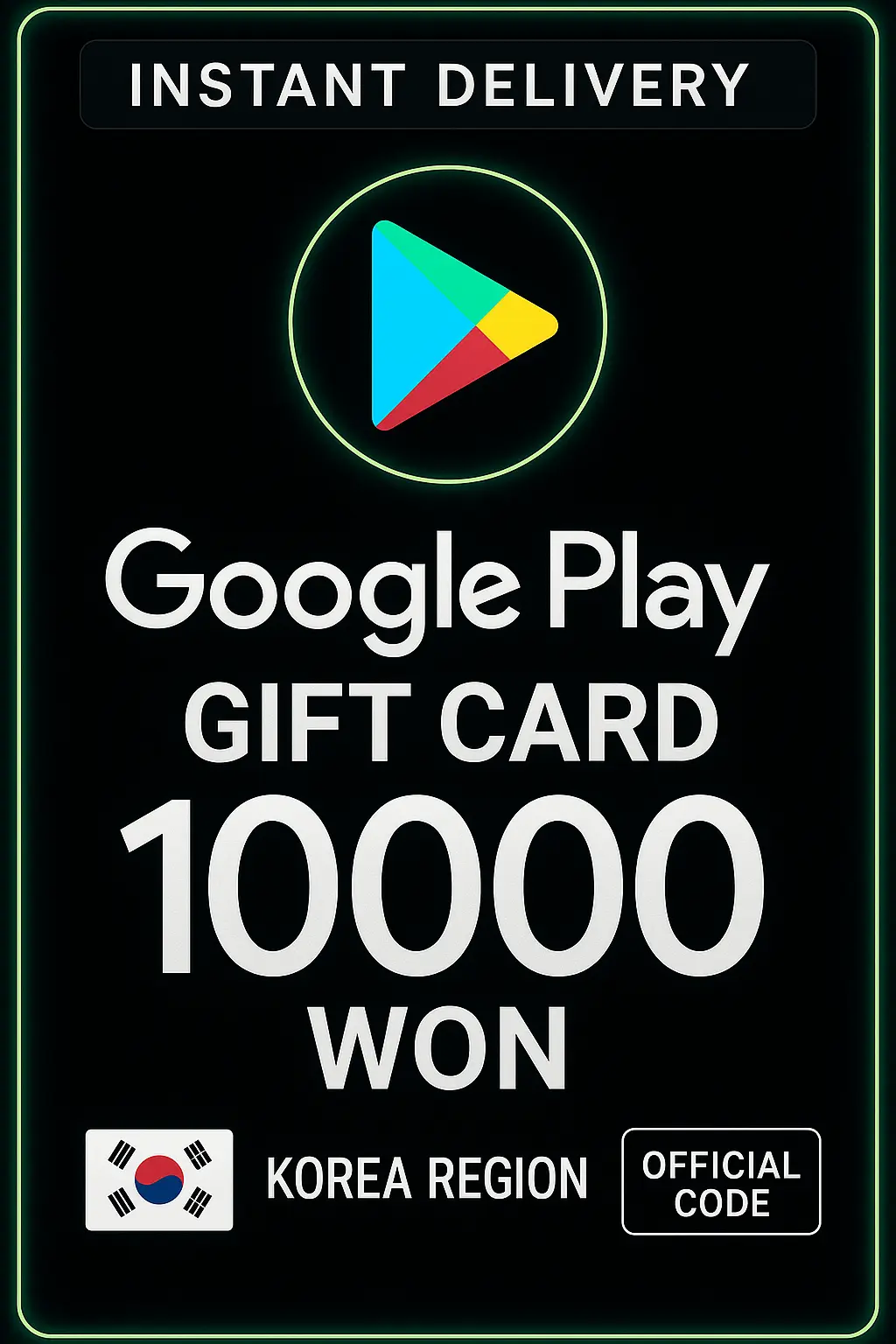 Kad Hadiah Google Play - Korea WON 10000 Kad Hadiah Google Play - Korea WON 10000