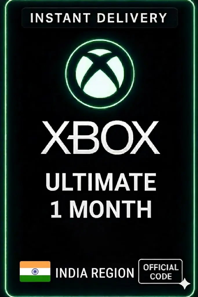 מנוי Xbox Game Pass Ultimate ל-1 חודש (הודו) מנוי Xbox Game Pass Ultimate ל-1 חודש (הודו)