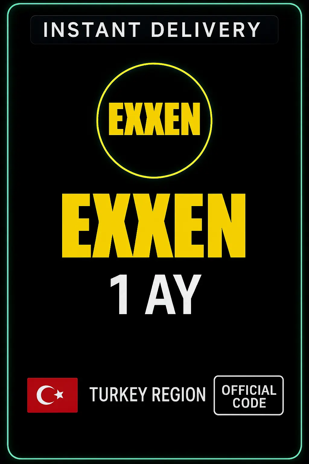 Exxen 1 Ay Üyelik (Reklam Var) Exxen 1 Ay Üyelik (Reklam Var)