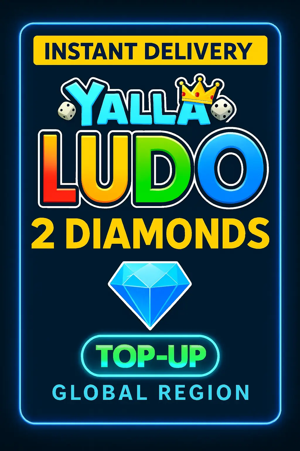 Yalla Ludo - USD 2 Diamantes (Recarga) Yalla Ludo - USD 2 Diamantes (Recarga)
