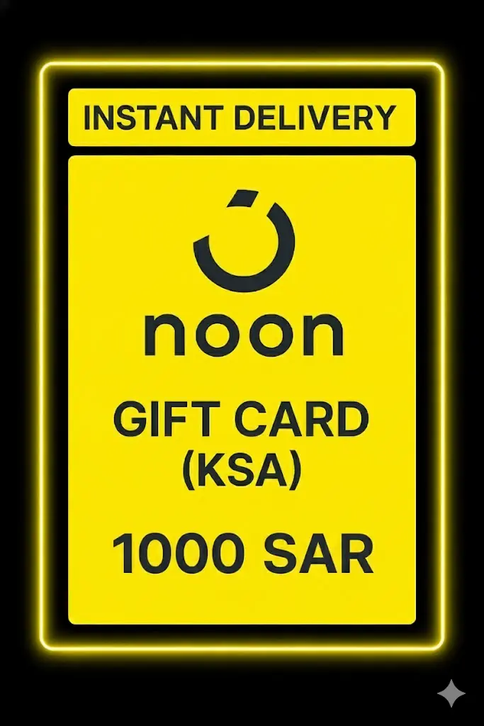 Noon Gift Card (KSA) - 1000 SAR Noon Gift Card (KSA) - 1000 SAR
