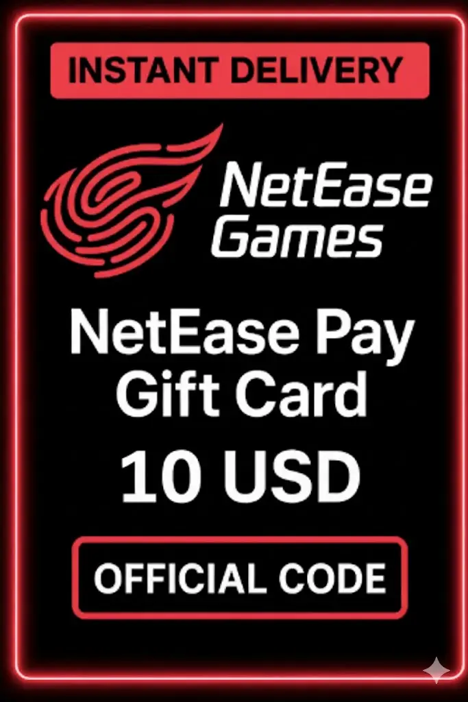 넷이즈 페이 기프트 카드 - 10달러 USD 넷이즈 페이 기프트 카드 - 10달러 USD