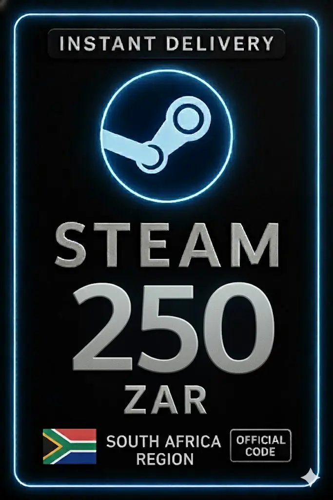 Steam Wallet 250 ZAR - (South Africa) Steam Wallet 250 ZAR - (South Africa)
