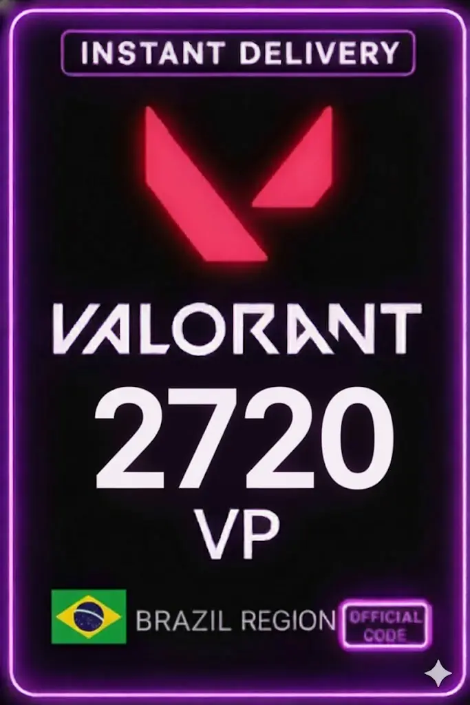 نقاط فالورانت 100 ريال برازيلي - 2720 نقطة VP (البرازيل) نقاط فالورانت 100 ريال برازيلي - 2720 نقطة VP (البرازيل)