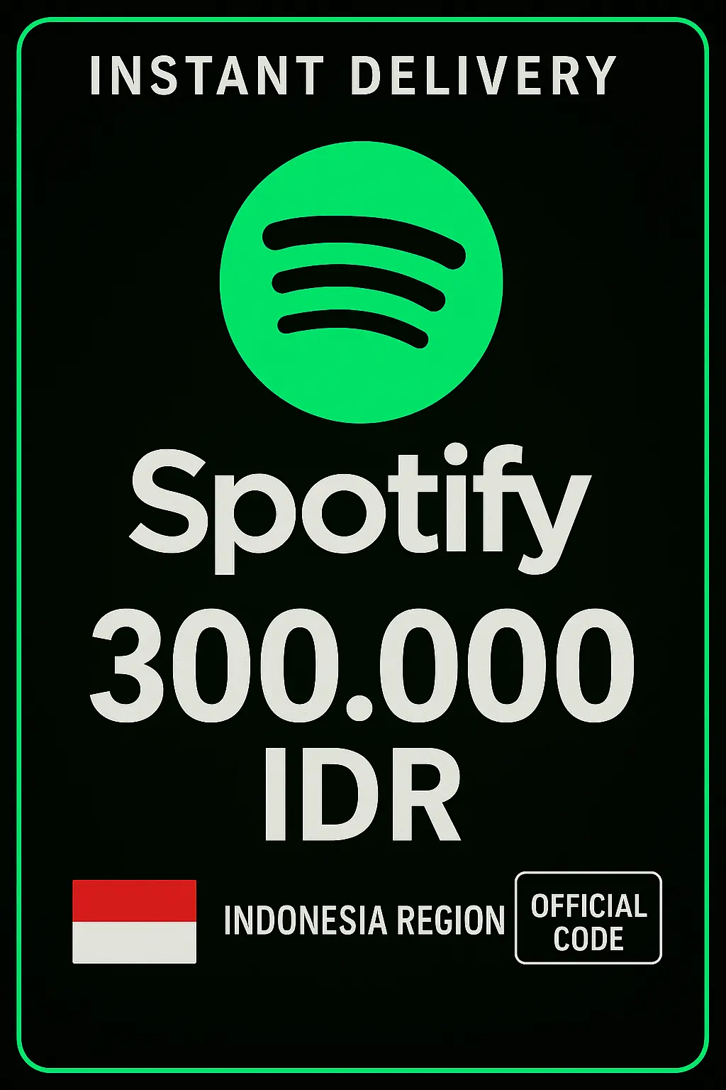 Spotify Indonesia 300.000 IDR Spotify Indonesia 300.000 IDR