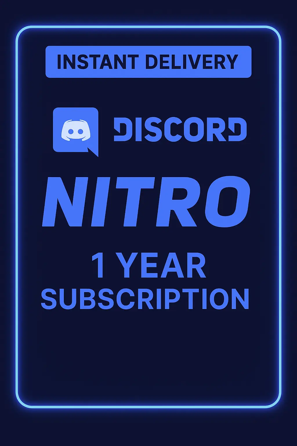 Discord Nitro - Abonnement de 1 an Discord Nitro - Abonnement de 1 an