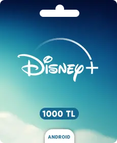 Disney Plus Tarjeta Regalo - 1000 TL (Android Turquía) Disney Plus Tarjeta Regalo - 1000 TL (Android Turquía)