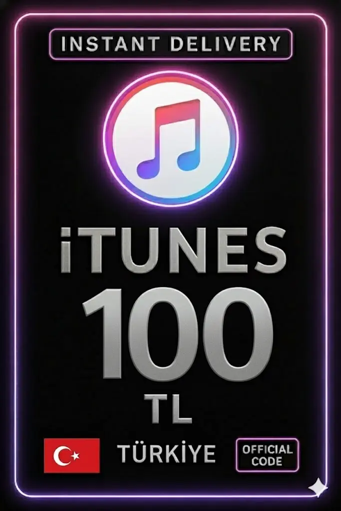 iTunes Hediye Kartı 100 TL Bakiye iTunes Hediye Kartı 100 TL Bakiye