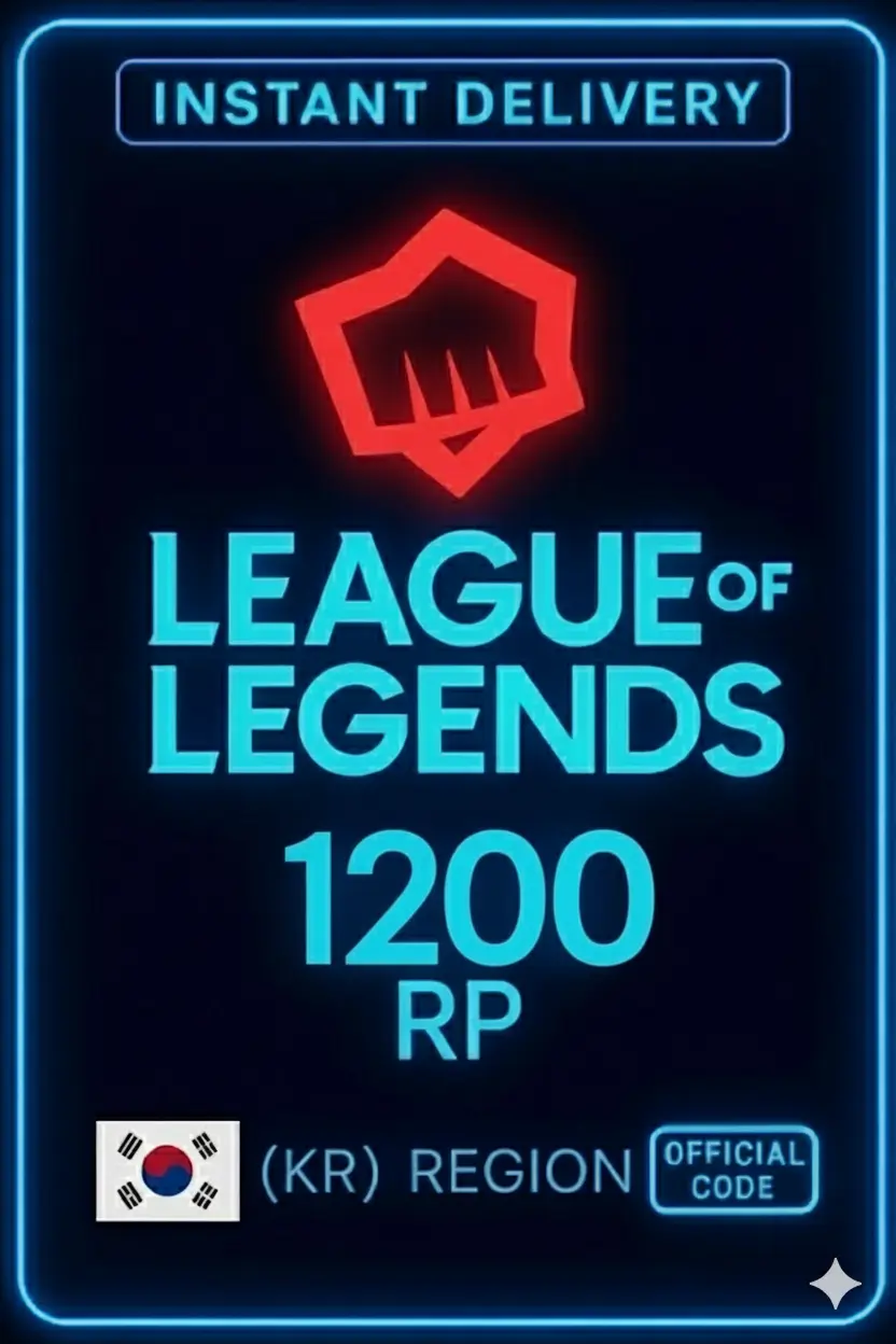 League Of Legends KR 1200 Riot-Punkte League Of Legends KR 1200 Riot-Punkte