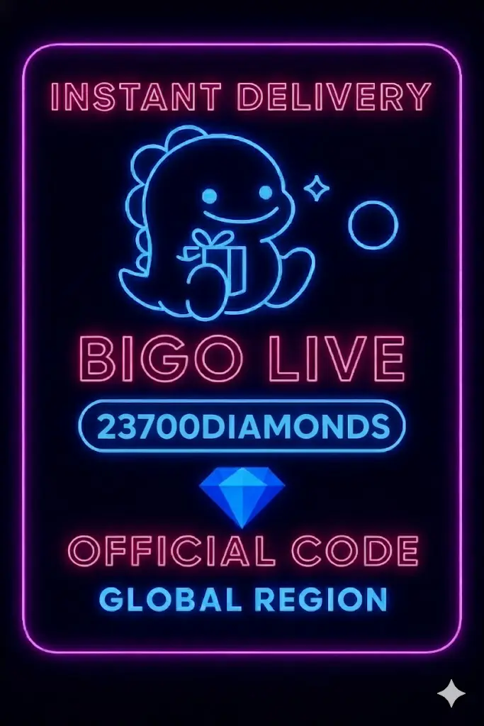 Bigo Live - 23700 다이아몬드 (글로벌) Bigo Live - 23700 다이아몬드 (글로벌)